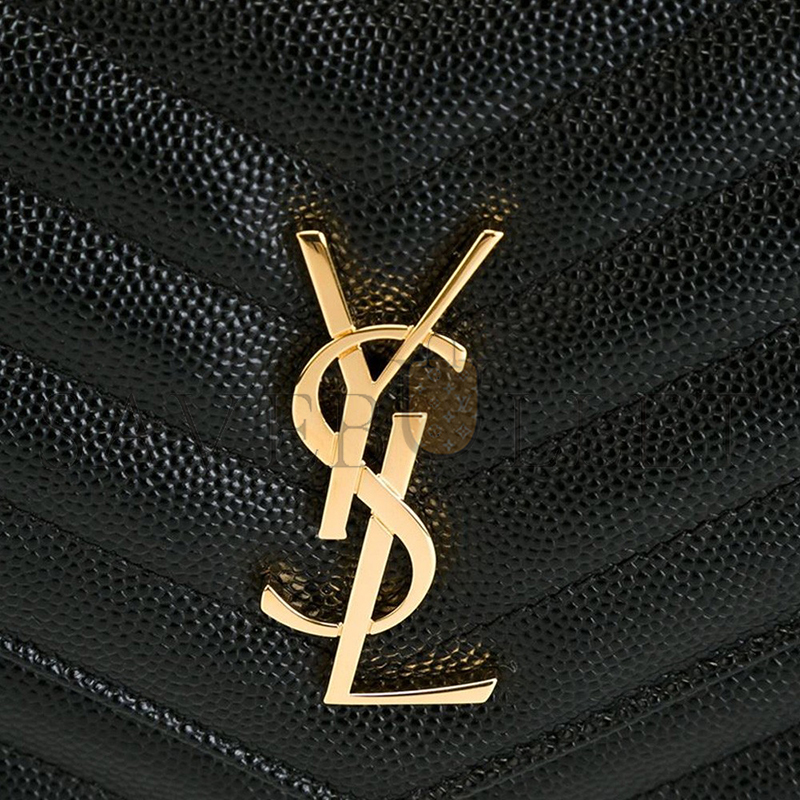 Y*L cassandre envelope chain wallet in grain de poudre leather 393953bow011000 (19*11.5*4cm)